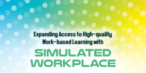 Simulated Workplace article graphic, links to Techniques online