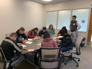 English learner students conduct career preparation activities