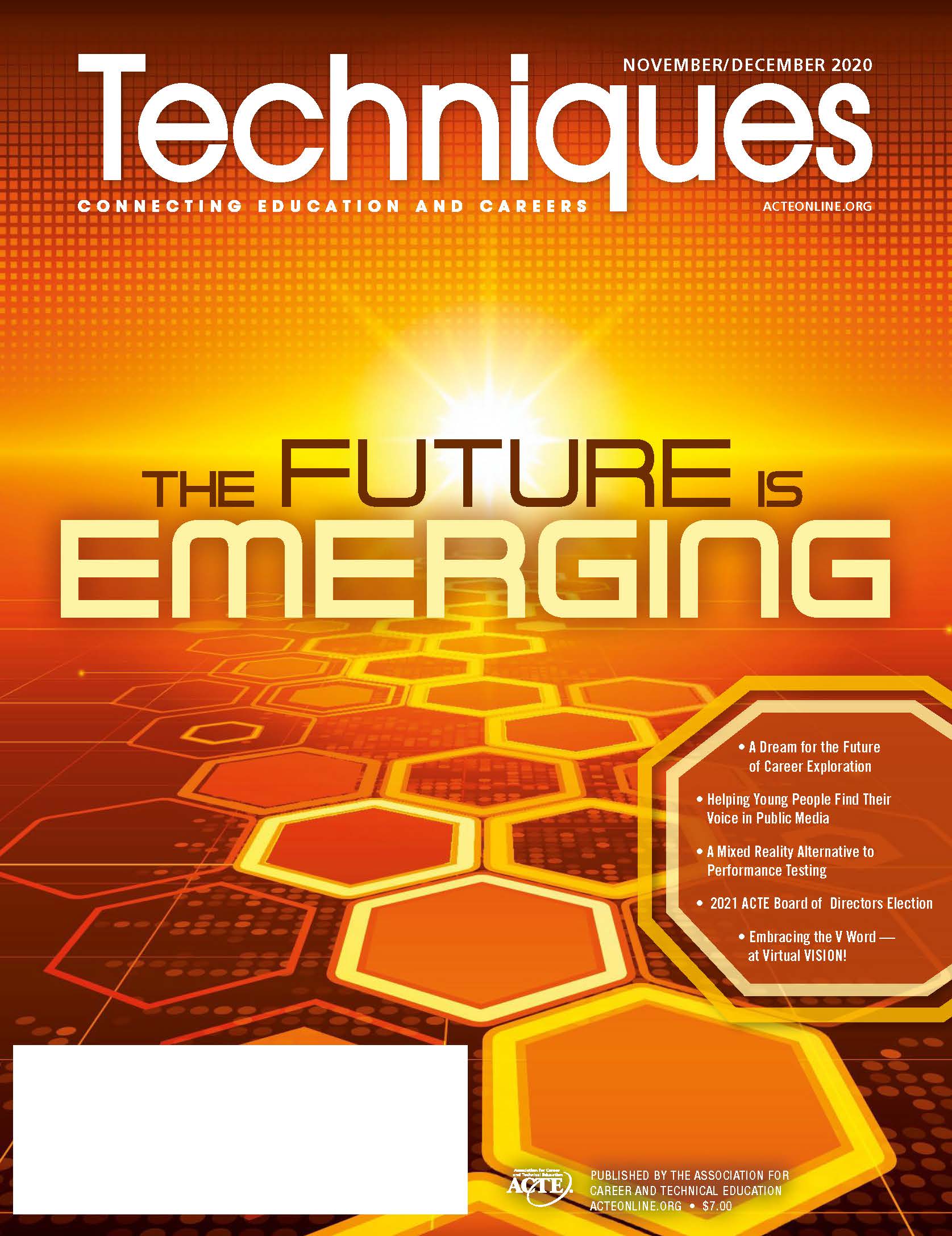 Read Techniques in November/December. The future is emerging!